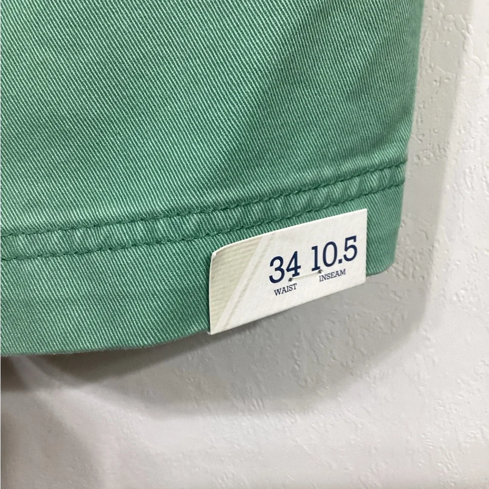IZOD Saltwater Chino Shorts Men’s 34 Mint Green Golf Preppy NWT 10.5